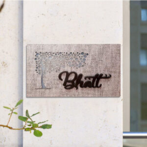 Stylish Custom Wooden Name Plate for Office Durable Personalized Stylish - Karigaari India Aesthetic Home Decor