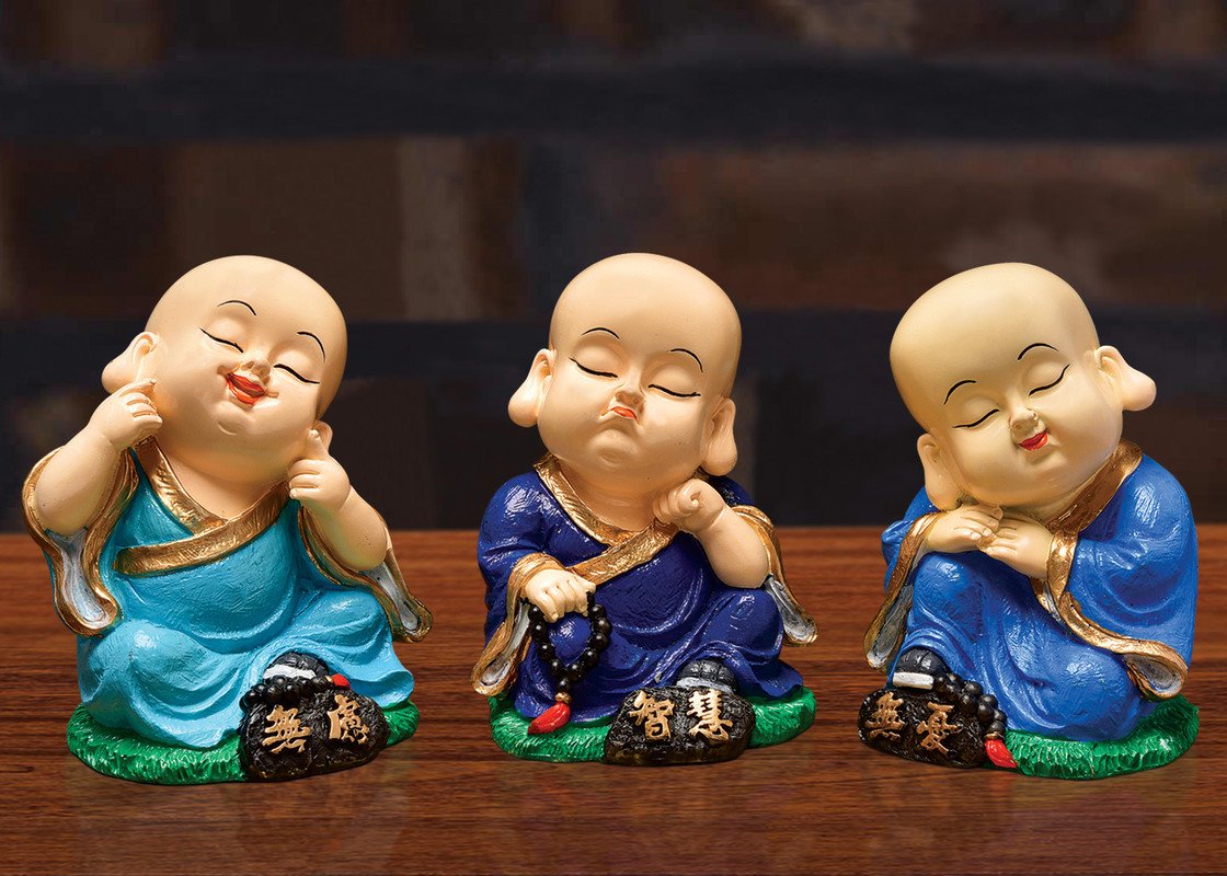 Timeless Handmade Ployresin Three Pieces Sitting And Sleeping Lord Buddha Multicolour Idol Decor Piece Home Decoration Office Decor Spiritual Gift Home Decor Accent 1 Handcrafted Ployresin Three Pieces Sitting And Sleeping Lord Buddha Multicolour Statue Showpiece Home Decor/Office Decor/Spiritual Gift - Karigaari India Aesthetic Home Decor