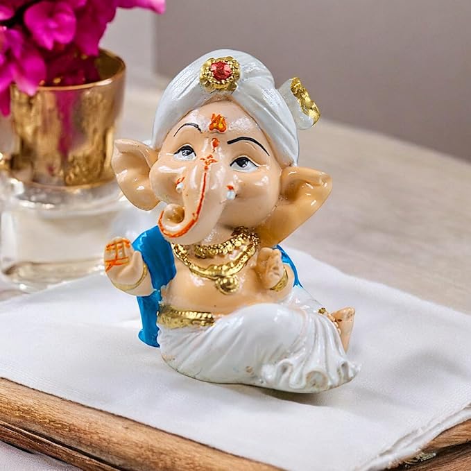 Timeless India Collection Of 3 Dancing Bal Ganesha Idols For Home Decor Premium Home Decor 6 Karigaari India Set of 3 Dancing Bal Ganesha Idols for Home Decor - Karigaari India Aesthetic Home Decor
