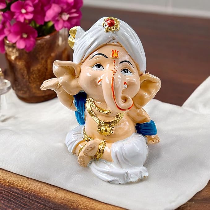 Timeless India Collection Of 3 Dancing Bal Ganesha Idols For Home Decor Premium Home Decor 7 Karigaari India Set of 3 Dancing Bal Ganesha Idols for Home Decor - Karigaari India Aesthetic Home Decor