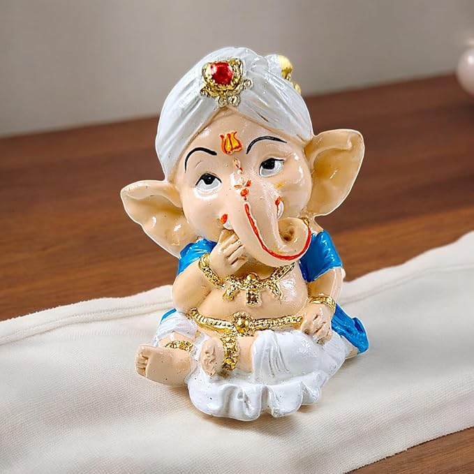 Timeless India Collection Of 3 Dancing Bal Ganesha Idols For Home Decor Premium Home Decor 8 Karigaari India Set of 3 Dancing Bal Ganesha Idols for Home Decor - Karigaari India Aesthetic Home Decor