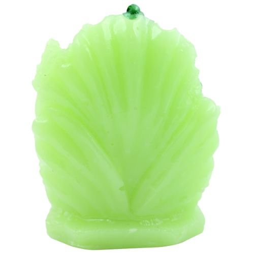 Lord Ganesha sitting Unique Crystal Green Colour Idol with Dark Green Color Ornaments for Home Decor - Karigaari India Aesthetic Home Decor