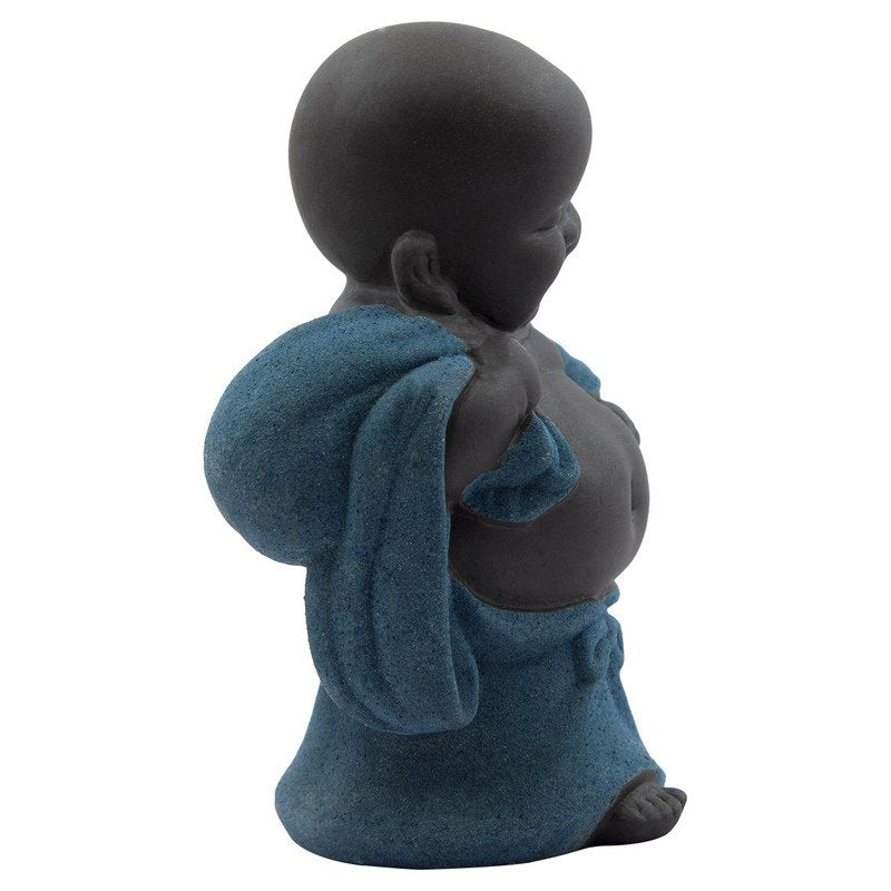 Unique Artisan Ployresin Lord Buddha Standing Black And Grey Figure Centerpiece Home Home Decor Office Decoration Spiritual Gift Stylish Accent 4 Handcrafted Ployresin Lord Buddha Standing Black And Grey Statue Showpiece Home Decor/Office Decor/Spiritual Gift - Karigaari India Aesthetic Home Decor