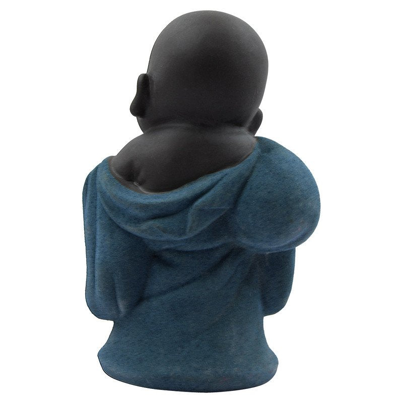 Unique Artisan Ployresin Lord Buddha Standing Black And Grey Figure Centerpiece Home Home Decor Office Decoration Spiritual Gift Stylish Accent 5 Handcrafted Ployresin Lord Buddha Standing Black And Grey Statue Showpiece Home Decor/Office Decor/Spiritual Gift - Karigaari India Aesthetic Home Decor