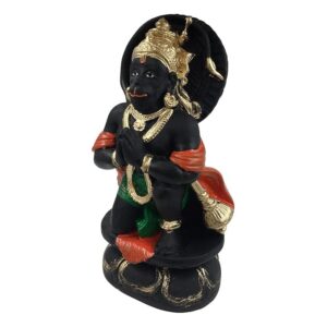 Black Hanuman Idol for Home Decor - Karigaari India Aesthetic Home Decor