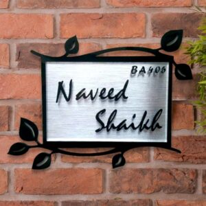 Custom Durable Wooden Name Plate for House Stylish Beautiful - Karigaari India Aesthetic Home Decor