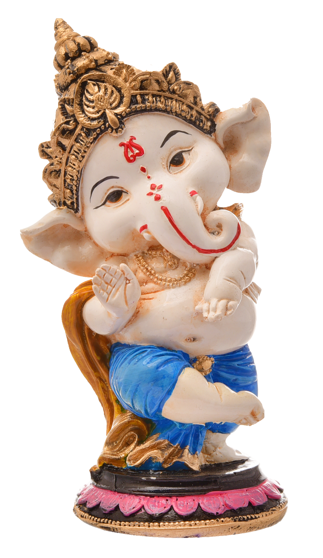 Unique Joyful Dancer Ganesha Artisan Resin Figure On Pedestal Blessings Celebration Modern Ornament 2 Joyful Dancer Ganesha: Handcrafted Resin Statue on Pedestal - Blessings & Celebration - Karigaari India Aesthetic Home Decor