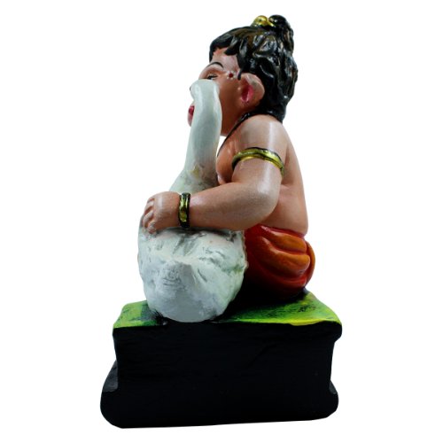 Unique Lord Ganesha Sitting With Swans Figurine Best For Home Decor Modern Ornament 5 Lord Ganesha Sitting With Swans Idol Best for Home Decor - Karigaari India Aesthetic Home Decor