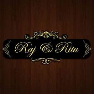 Beautiful Durable Name Plate for Bungalow Personalized Home Decor (Acrylic) - Karigaari India Aesthetic Home Decor