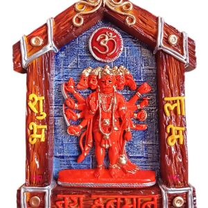 Mag Panchmukhi Hanumanji Vastu Mural & Wall Hanging - Karigaari India Aesthetic Home Decor