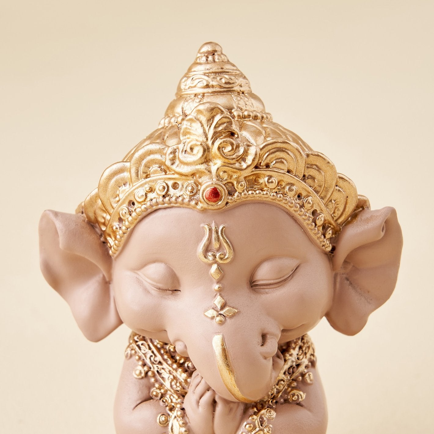 Unique Namaste Ganesha Figurine Invite Grace Gratitude Good Vibes Stylish Accent 5 Namaste Ganesha Idol – Invite Grace, Gratitude & Good Vibes - Karigaari India Aesthetic Home Decor
