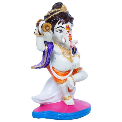 Unique One Of A Kind Design Lord Ganesha Stanting Playing Damroo Multicolor Best Item For Home Decoration Premium Home Decor 5 Unique Design Lord Ganesha Stanting & Playing Damroo Multicolor Best Item for Home Decor - Karigaari India Aesthetic Home Decor
