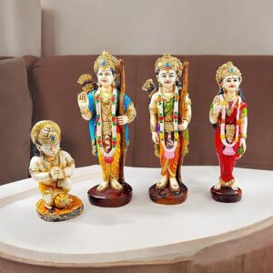 Ram Darbar Idol Set for Home Temple - Karigaari India Aesthetic Home Decor