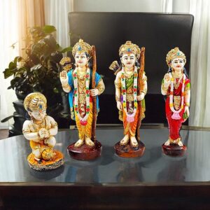 Ram Darbar Idol Set for Home Temple - Karigaari India Aesthetic Home Decor