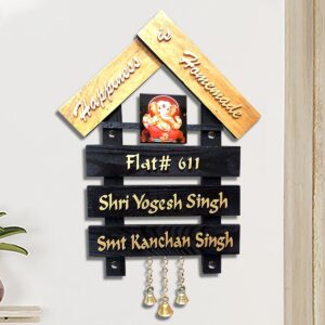 Stylish Wooden Name Plate for Office Beautiful Custom Durable - Karigaari India Aesthetic Home Decor
