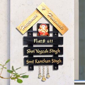 Stylish Wooden Name Plate for Office Beautiful Custom Durable - Karigaari India Aesthetic Home Decor